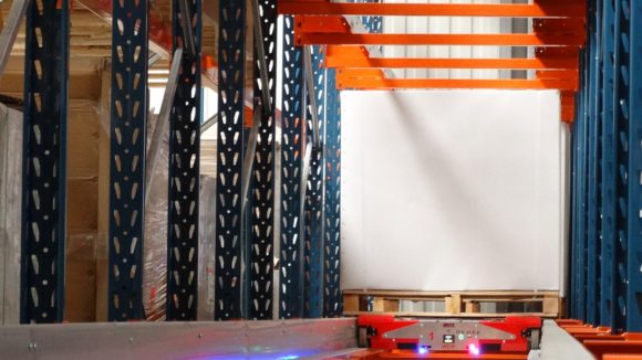 Shuttle-Palettenregale zur Aufbewahrung von Papierwaren