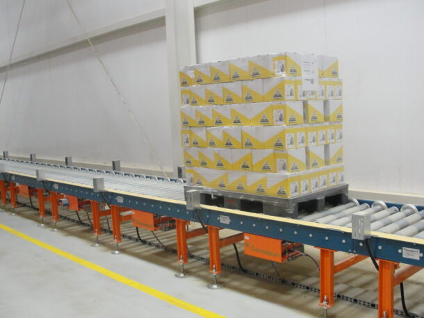 Unsere Palettenfördertechnik